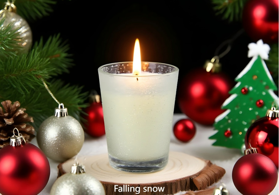 Glitter Glass Candle